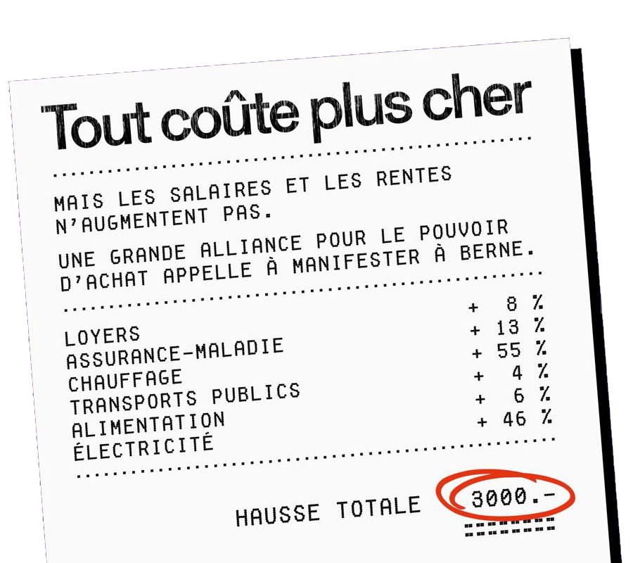 toutcoutepluscher-trans Tout couûte plus cher. Hausse totale: 3000.- Fr.